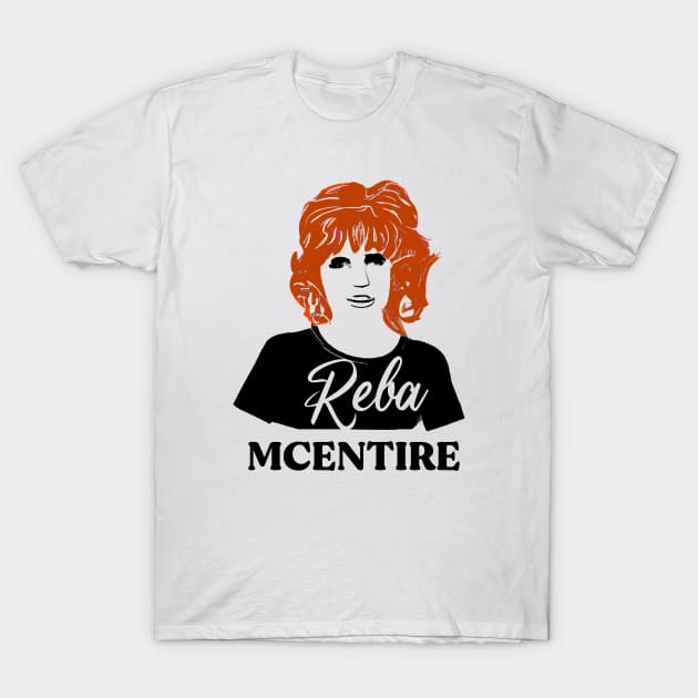 Reba McEntire T-Shirt by Christyn Evans